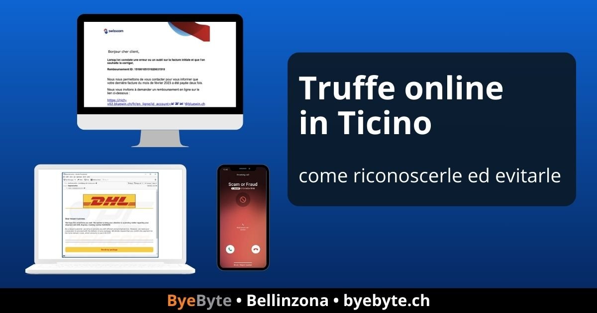 Truffe online in Ticino: come riconoscerle ed evitarle con esempi reali